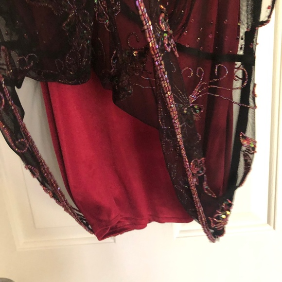 Roaring 20's Beaded & Tulle Top - Picture 4 of 7